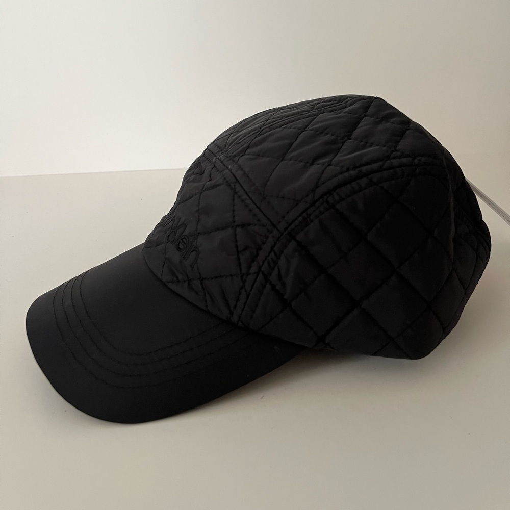 Womens Sports Cap Black Soft Basic Calvin Klien Everyday Ess One Size Fits All